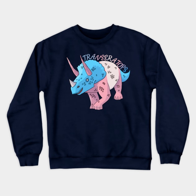 Transeratops Crewneck Sweatshirt by SarahStrangeArt